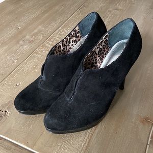 Style & Co. Faux Suede Platform Spike Heel - Black - Size 6.5 - Great Condition